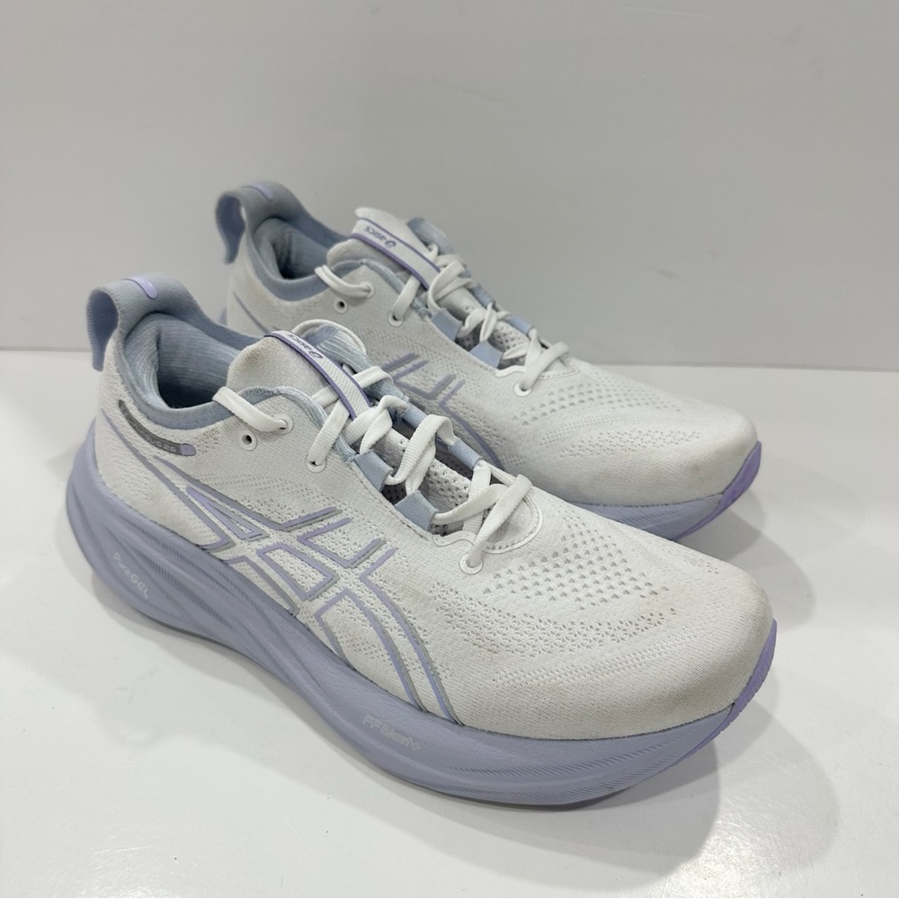 Asics Women's GEL NIMBUS - White and Lavender